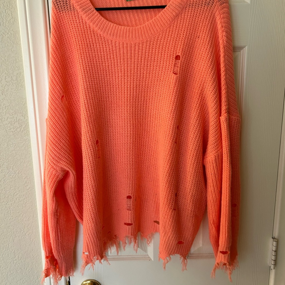 Emy Ave distressed sweater